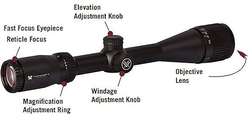 Miniatura 5 de Vortex Optics Crossfire II Segundo plano focal, mira telescópica de tubo de 1 pulgada