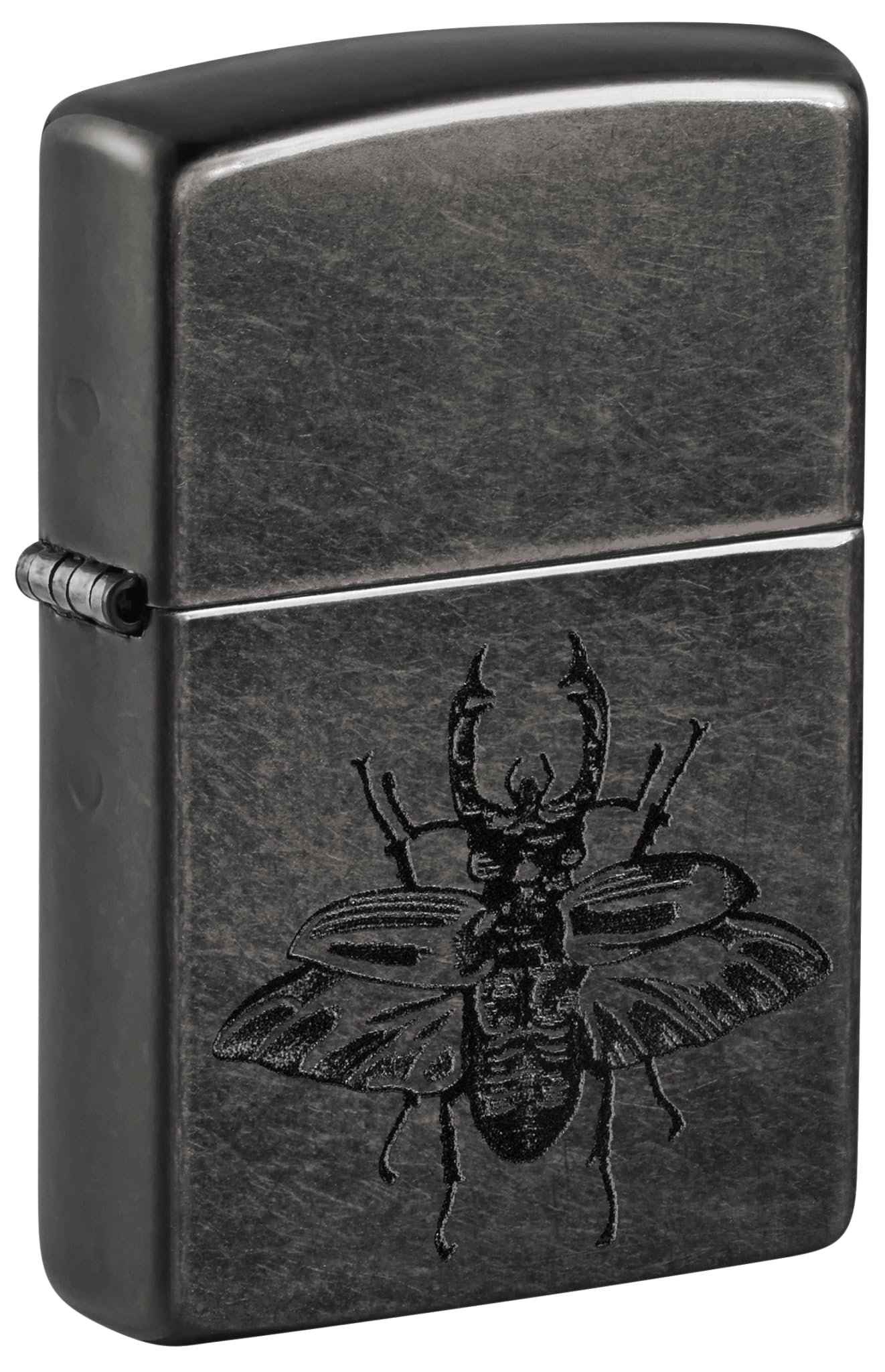 Amazon.co.jp: Zippo ライター 虫デザイン グレー 48856 : ファッション