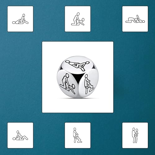 Miniatura 4 de Dados sexuales para hombres y mujeres, regalos de Navidad de San Valentín para novio, esposo, regalos de elefante blanco, intercambio de regalos de