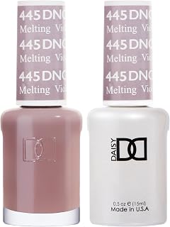 DND Gel Polish Set, Purple Collection, UV/LED GelPolish and Air Dry Nail Lacquer, Matching Chip-Free Polish Duo, 0.5 Fl Oz Each