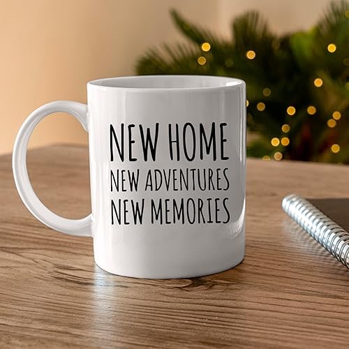 Miniatura 6 de Panvola New Home New Adventures - Taza de café para parejas recién casadas, regalos de inauguración de la casa para parejas recién casadas, regalos