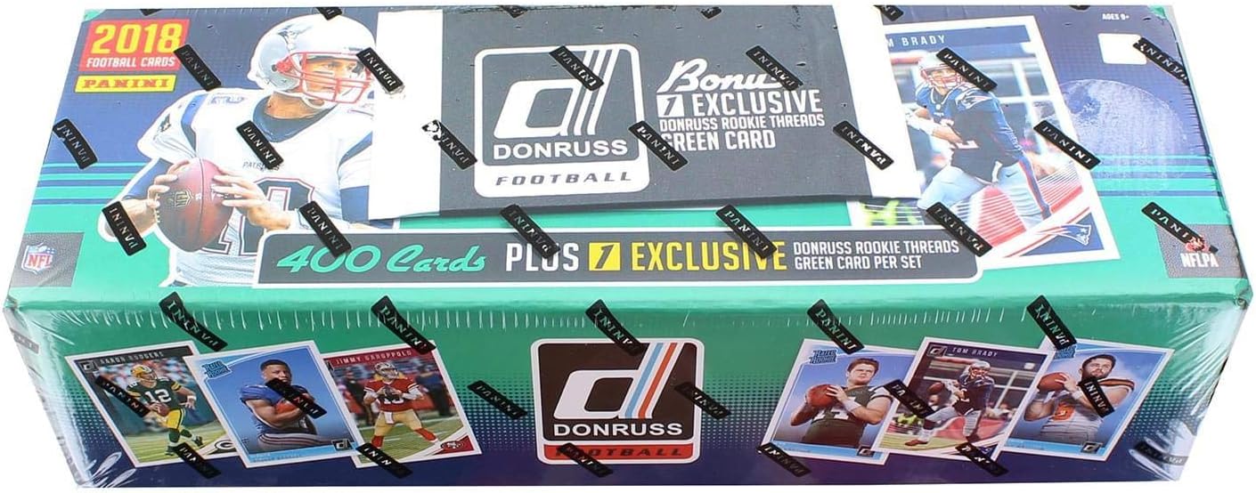 2018 Panini Donruss NFL Football Factory Set (401 cards incl. ONE exclusive Memorabilia card)