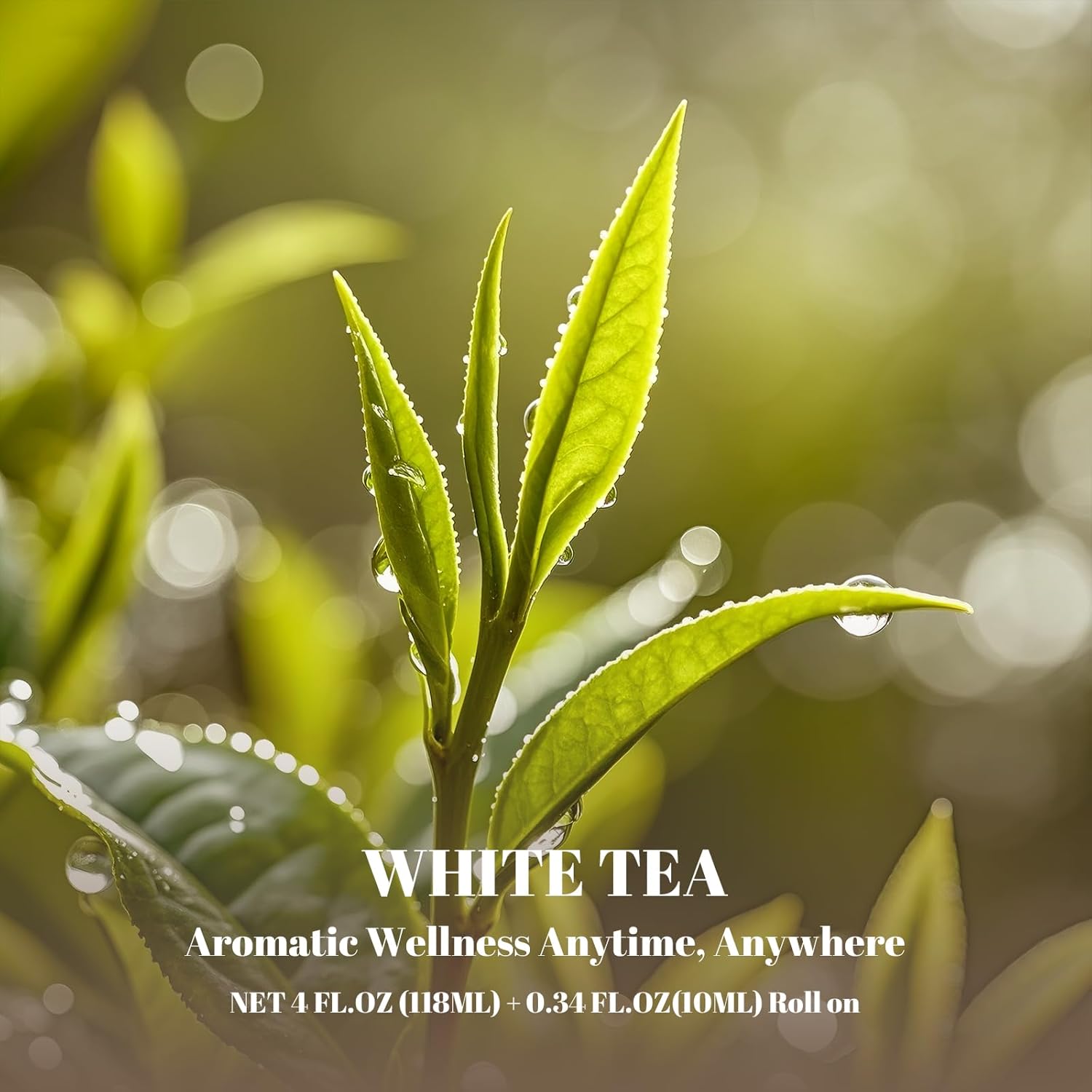 White Tea Diffuser Oil - White Tea Essential Oils for Diffuser Refill & Air Freshener Room Spray, Long-Lasting, Natural Home Fragrance and Scent for Diffusers(4 fl.oz Bottle + 0.34 fl.oz Roll-On) - Image 8