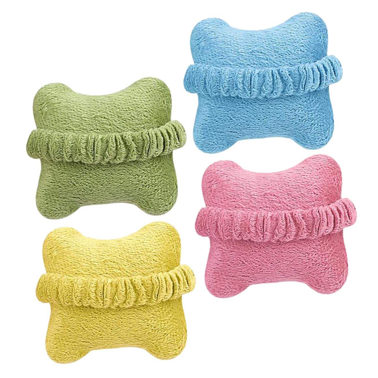 Operitacx 5 Set Supporto Da Polso Da Tavolo Piccolo Cuscino Da Polso Per Decompressione Mouse 4 Pezzi Tastiera Meccanica Senza Fili Mouse Cablato Mouse Da Gioco Cotone Di Seta 4 Pezzi * 5