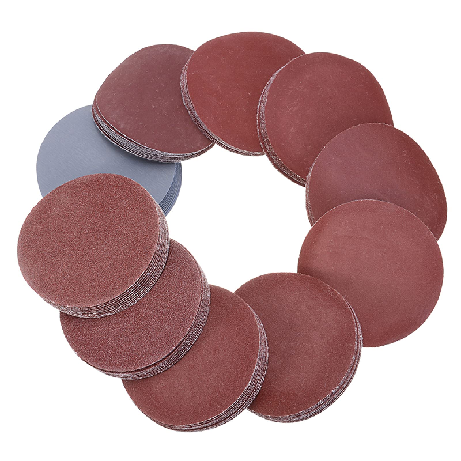 Lot De 100 Disques Abrasifs De 7,6 Cm Avec 2 Blocs De Polissage En Eponge De Poncage Avec Tige De 6 35 Mm Patins De Poncage Avec Grain 80 3000 98655266