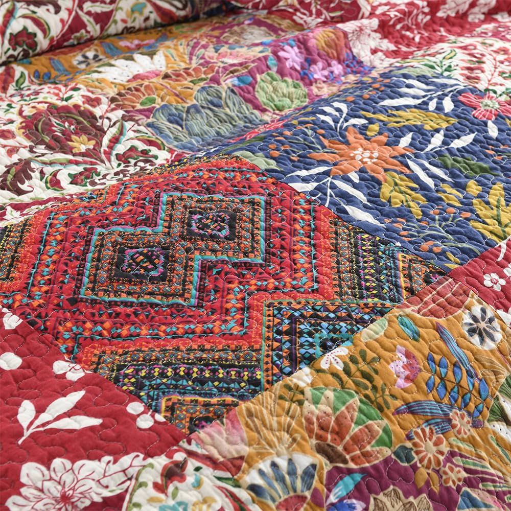 COPRILETTO Trapuntato FIOCCO © GERMAGNANO Tirolese ROSSO Made In