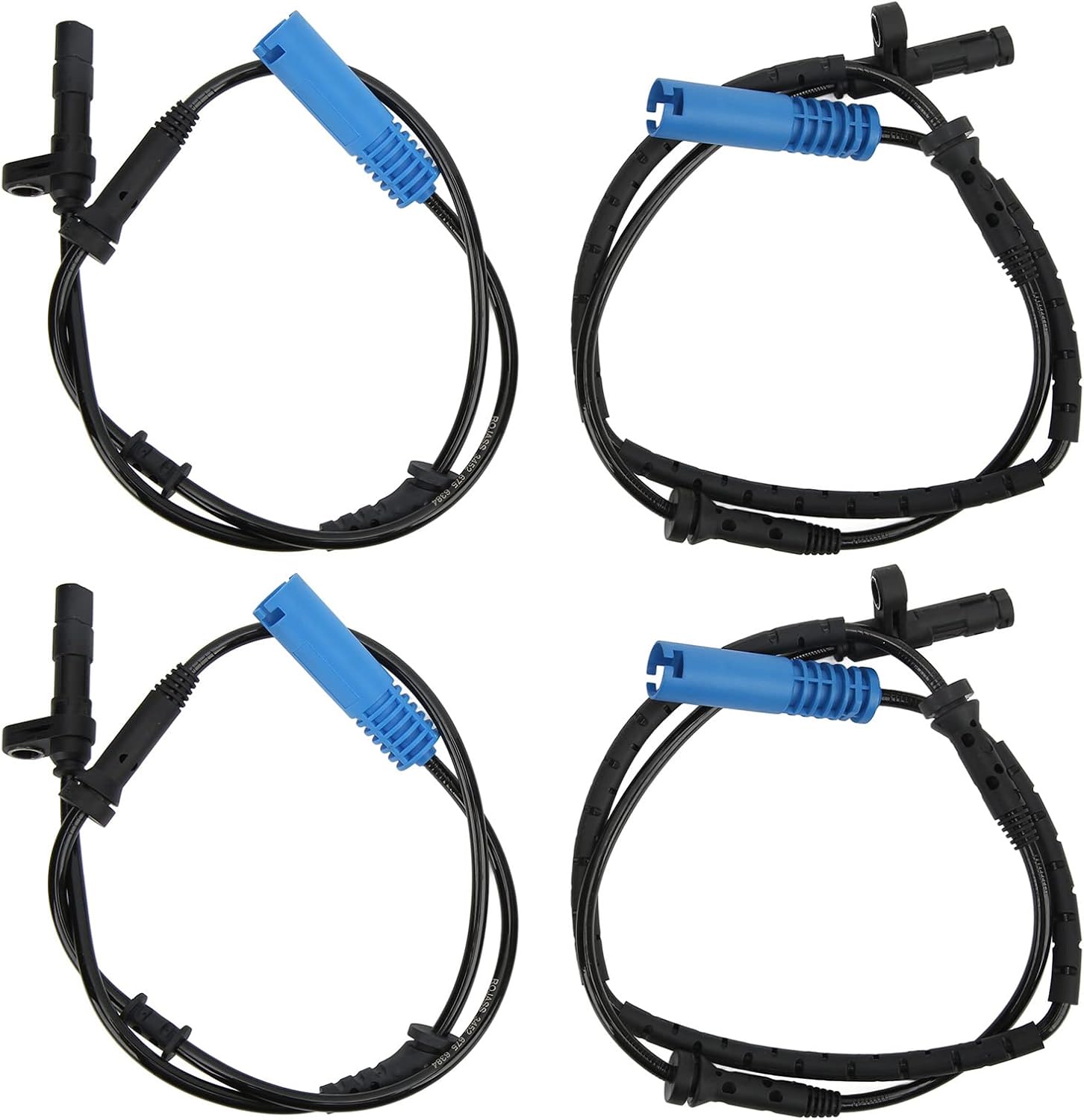 4Pcs ABS Wheel Speed Sensor Front Rear Left Right Side