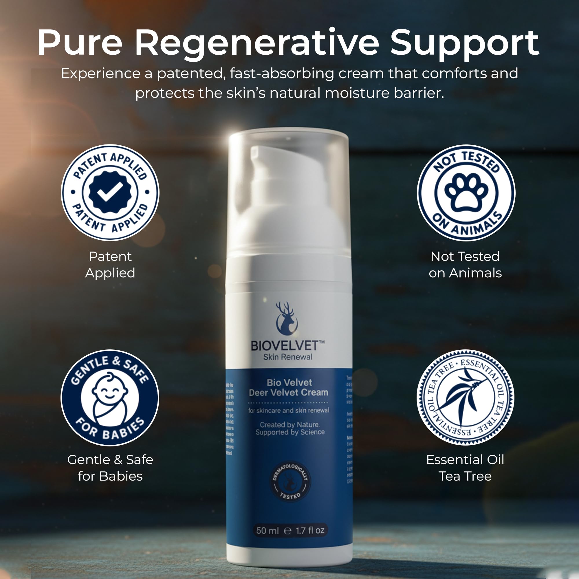 Deer Antler Scar Cream with Aloe & Dead Sea Minerals, 1.7 oz — Amazon image 3