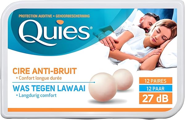 Quies 24 Boules de Protection Auditive à la Cire Naturelle by Quies - 1