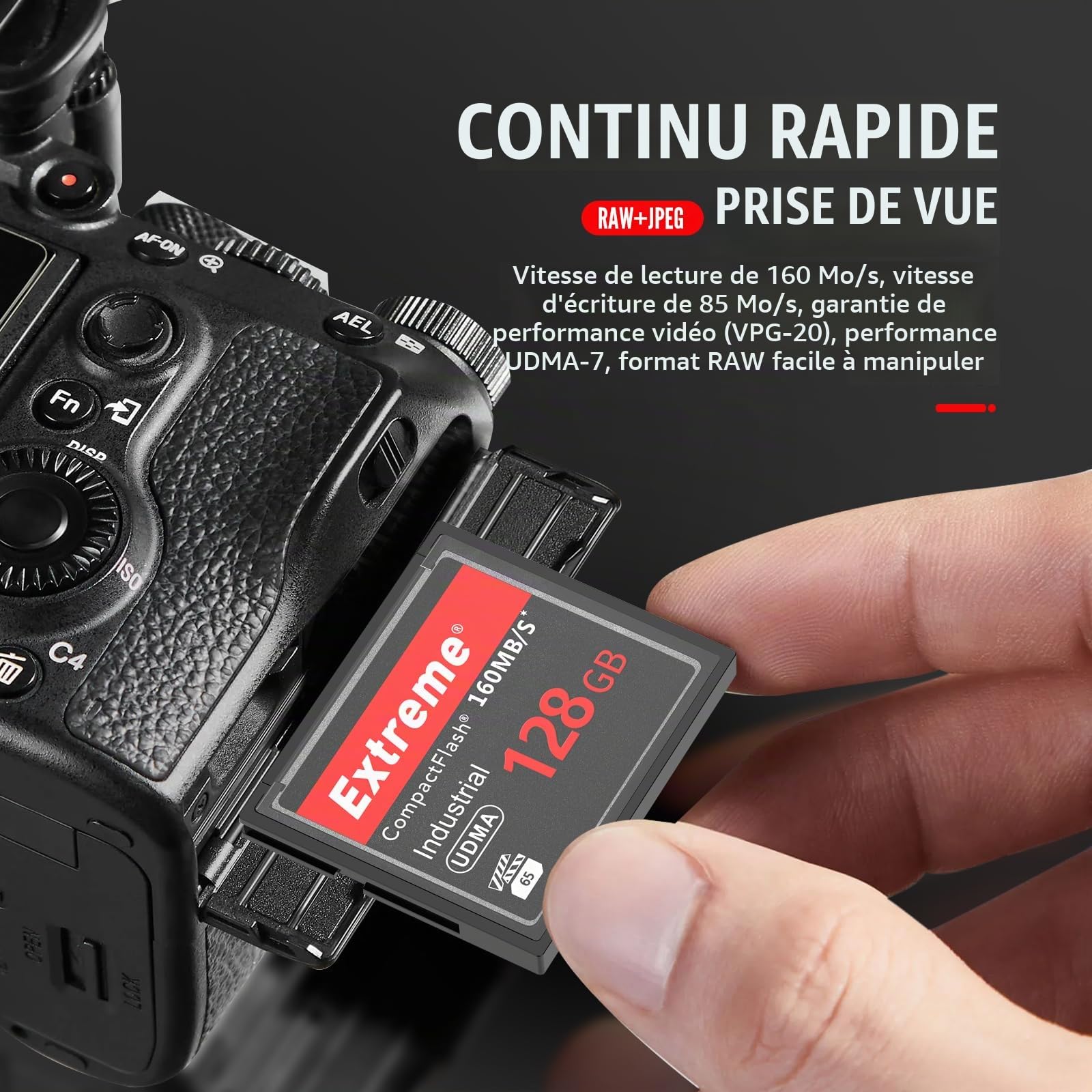 Carte compacte de mémoire Flash ogrinal Carte d'appareil Photo 64 GB