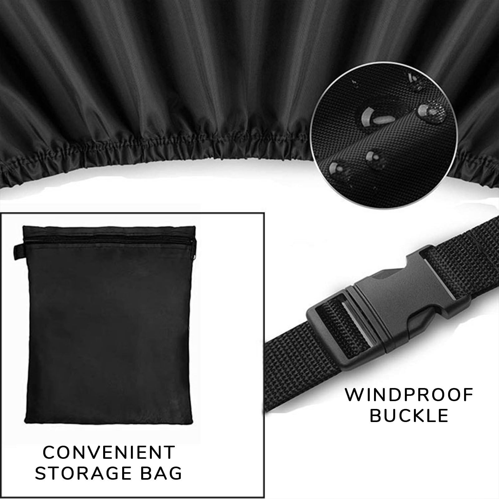 Cubierta de cortacésped, cubierta para cortacésped, cubierta para tractor de césped impermeable | Protectores resistentes a los rayos UV con bolsa de almacenamiento para exteriores, jardín
