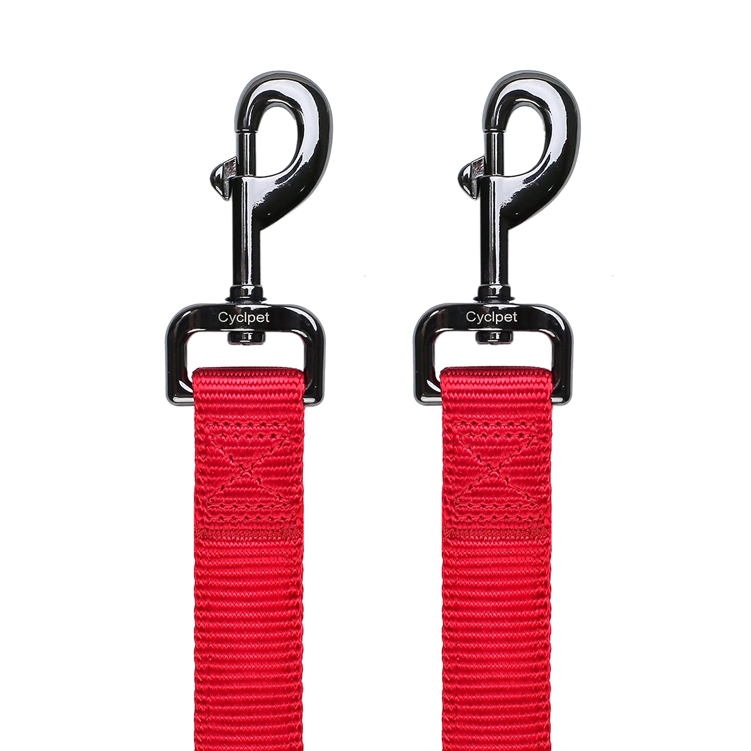Correa de entrenamiento corto y caminante para perro con nailon resistente y mango acolchado suave (60,9 cm, chili pimienta)