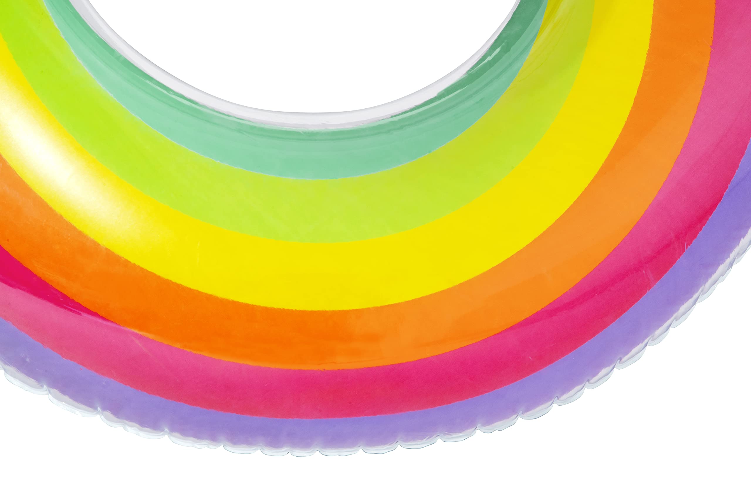 6'1" x 45.5"/1.86m x 1.16m Rainbow Dreams Double Swim Tube