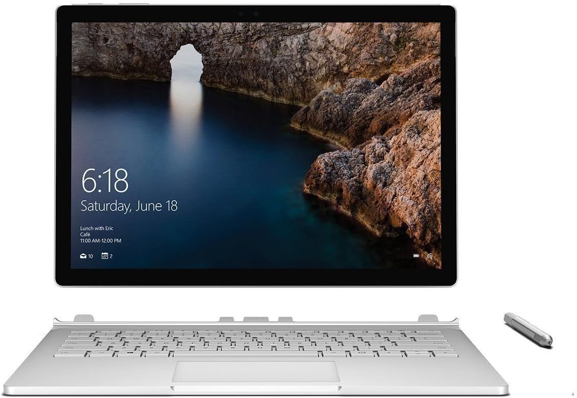 Microsoft Surface Book, Model 1703, 1704 (SV9-00001) Intel i5 6300U, 8GB RAM, 256GB SSD, Win10