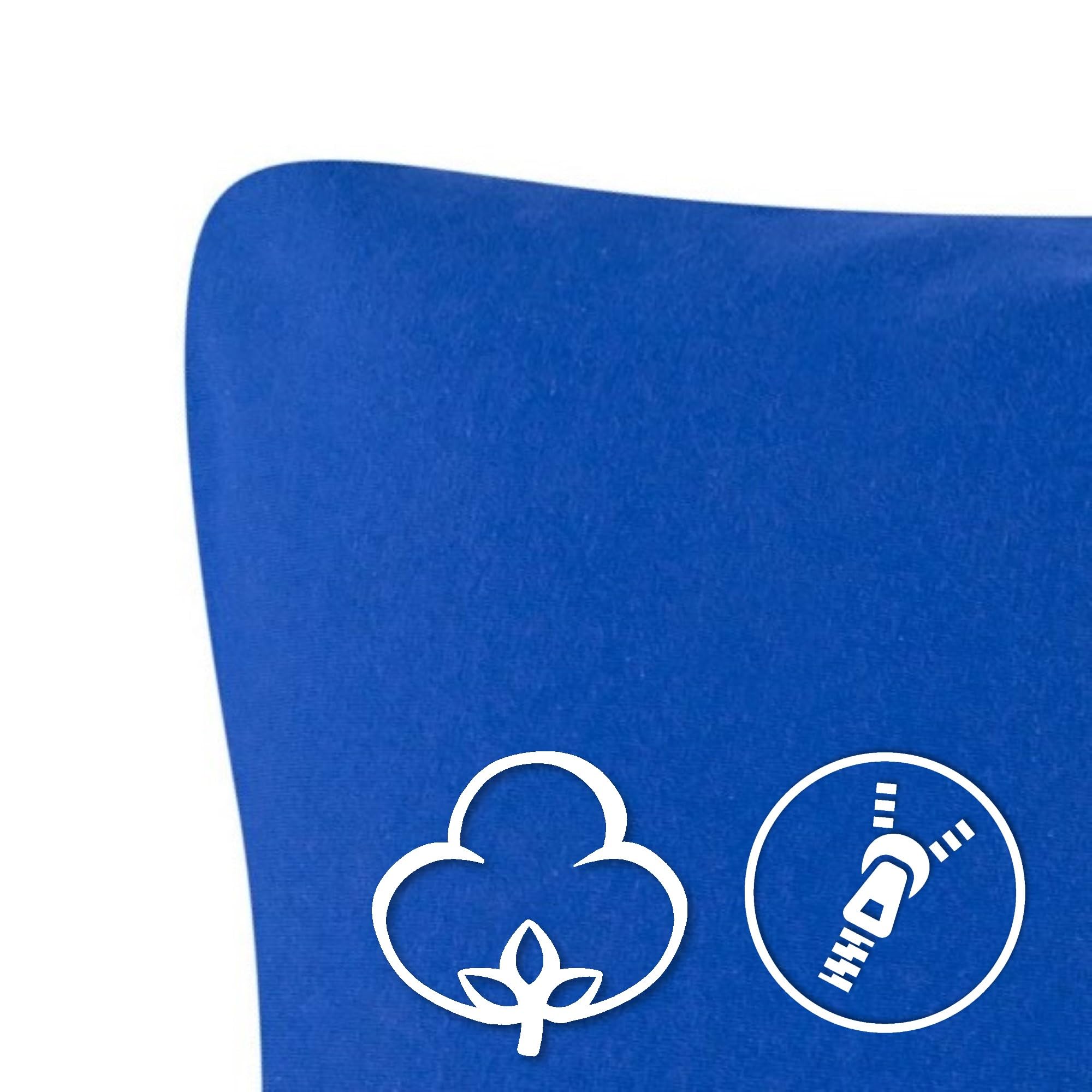 Moon Lot de 2 housses de coussin d'allaitement XXL 40 x 200 cm