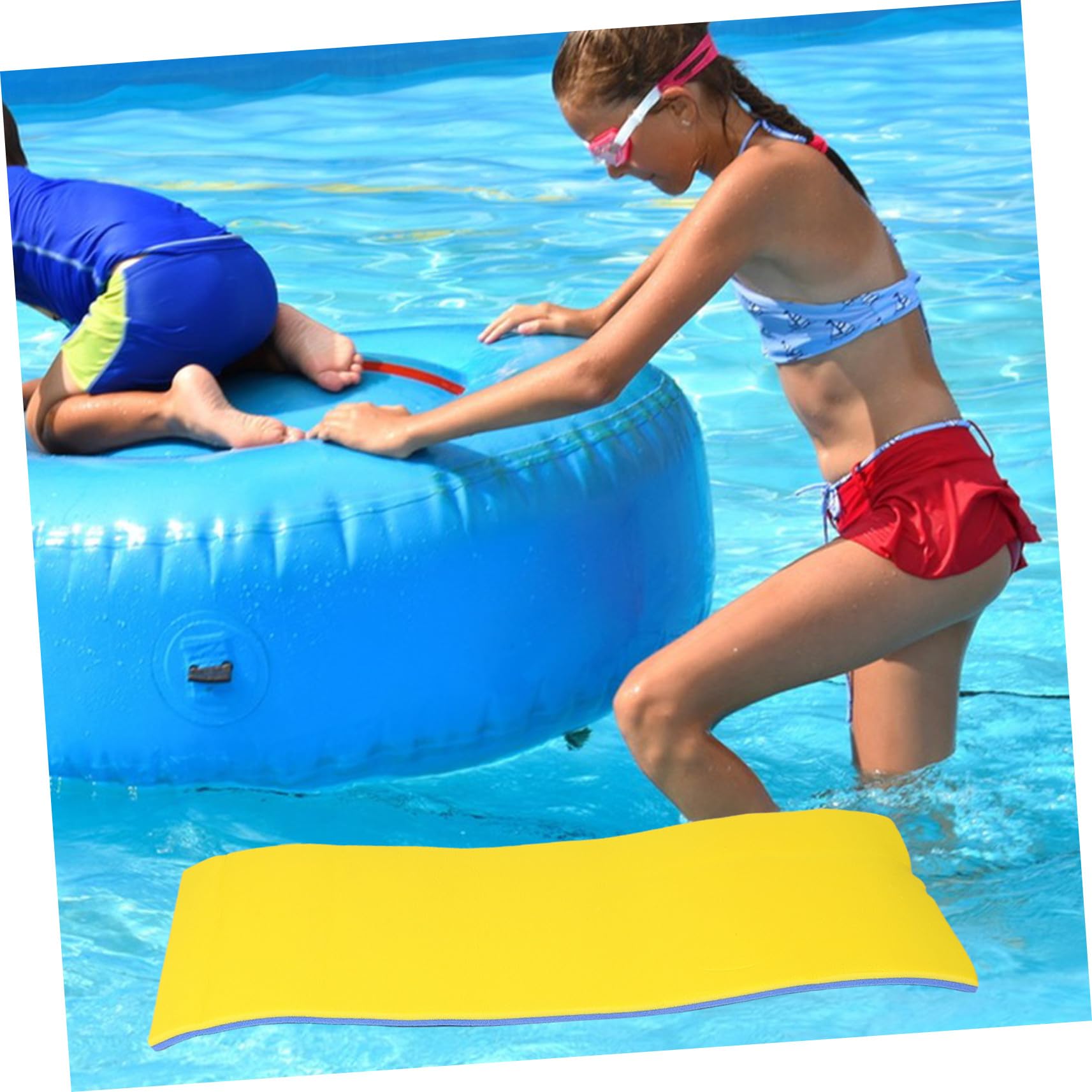 Colchoneta Flotante de Espuma para Agua, Niños y Piscina