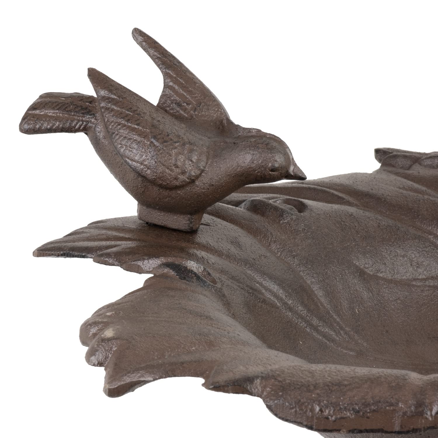 Moritz Bebedero para pájaros, 51 x 46 x 42 cm, hierro fundido, bebedero para pájaros