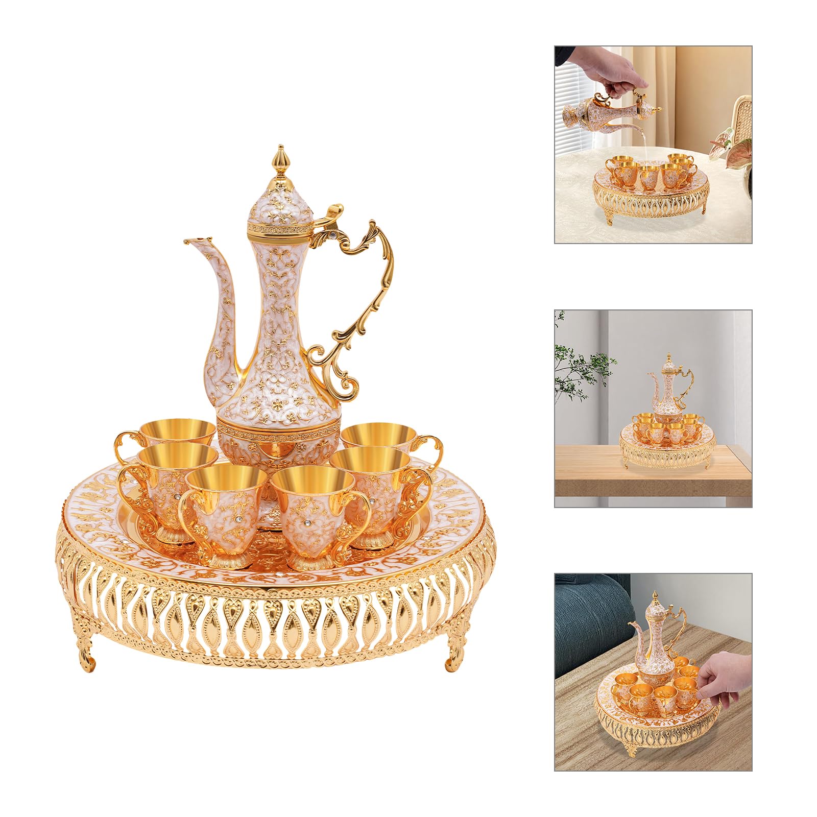 Chiński serwis do herbaty, rzadki w stylu retro, porcelana, filiżanka do kawy i spodek, wysokiej jakości zestaw prezentowy, trwały, duża pojemność, ekskluzywne zdobienia, nadaje się do salonu