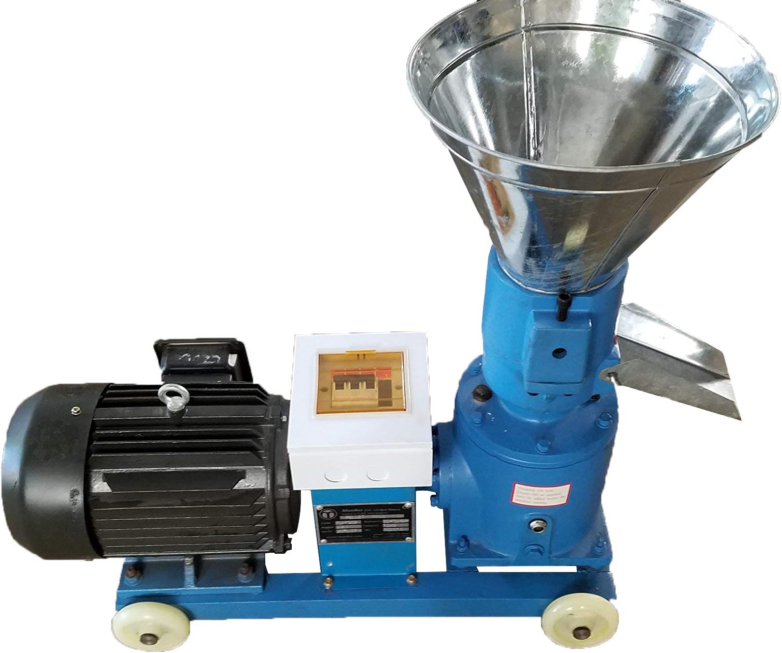MKFD120B - Electric Pellet Mill for Biomass & Forage - 3kW, 120mm Die