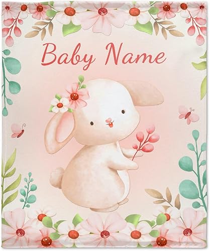 Miniatura 98 de Manta personalizada con diseño de jirafa y elefante, manta de franela suave, acogedora y ligera con nombre para sofá, cama, sofá, regalo, unisex