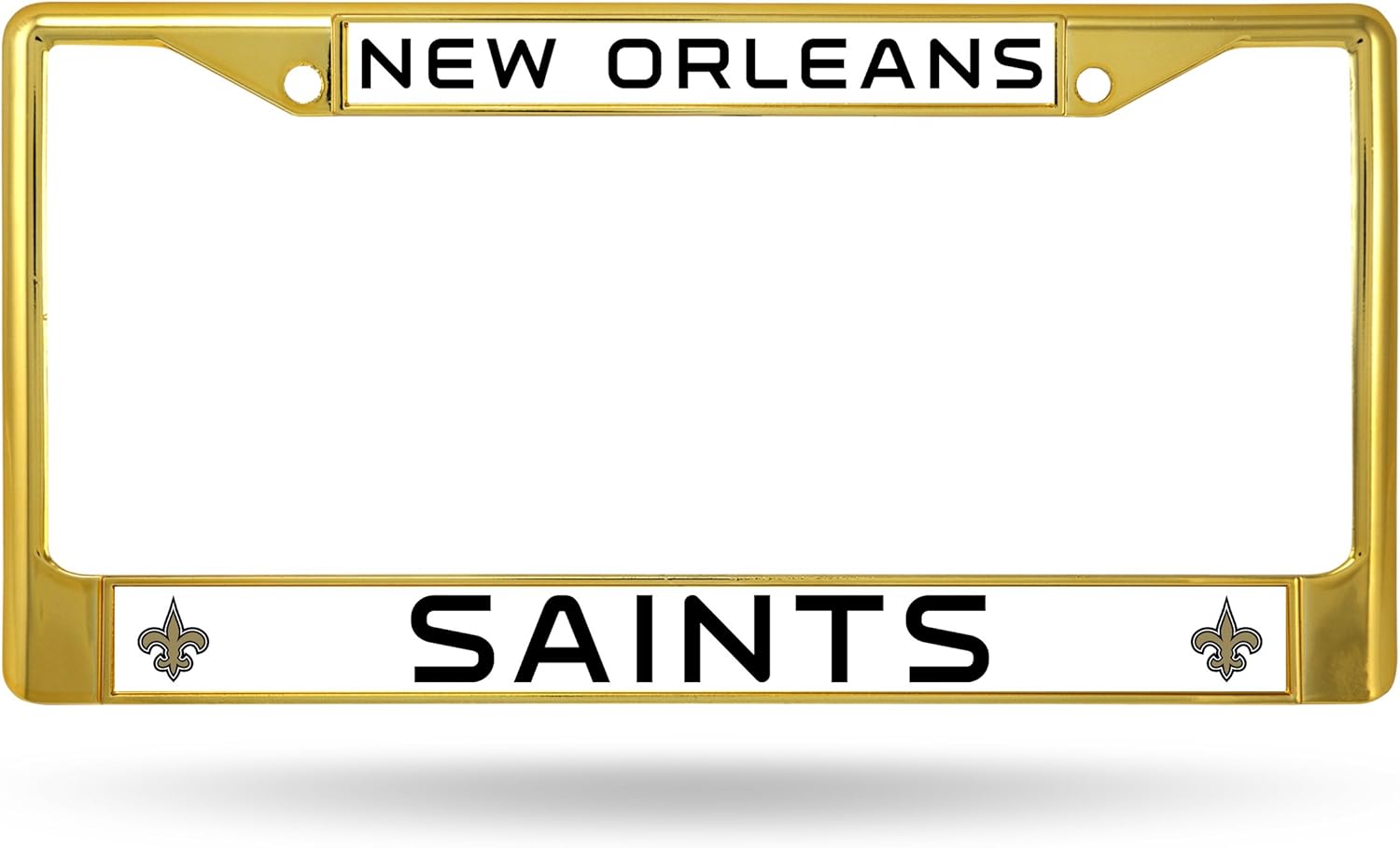 Rico Industries NFL Fan Shop Standard Chrome License Plate Frame