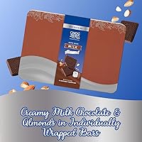 Vista 3 de ChocZero 's Keto Bark, almendras de chocolate con leche, sin azúcar añadida, baja en carbohidratos, sin alcoholes de azúcar, sin OMG