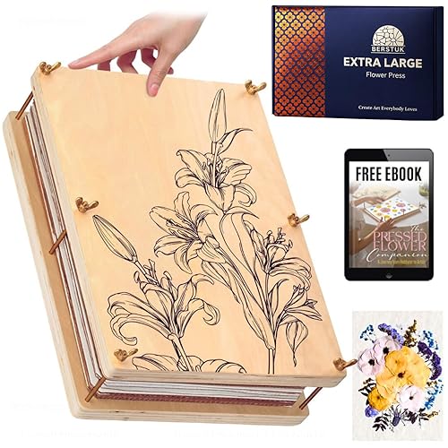 Extra Large Flower Press Kit for Adults and Teens -
