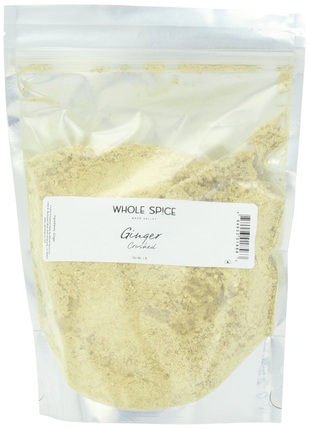 Whole Spice Ginger Crushed, 1 Pound Ground Ginger Spices And Herbs Grocery