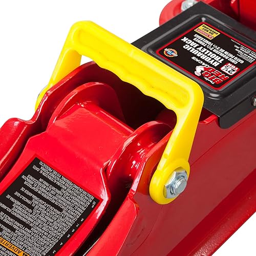 Miniatura 8 de BIG RED T825051 Torin - Gato hidráulico de bajo perfil con bomba de elevación rápida de pistón único, capacidad de 2.5 toneladas (5,000 libras),