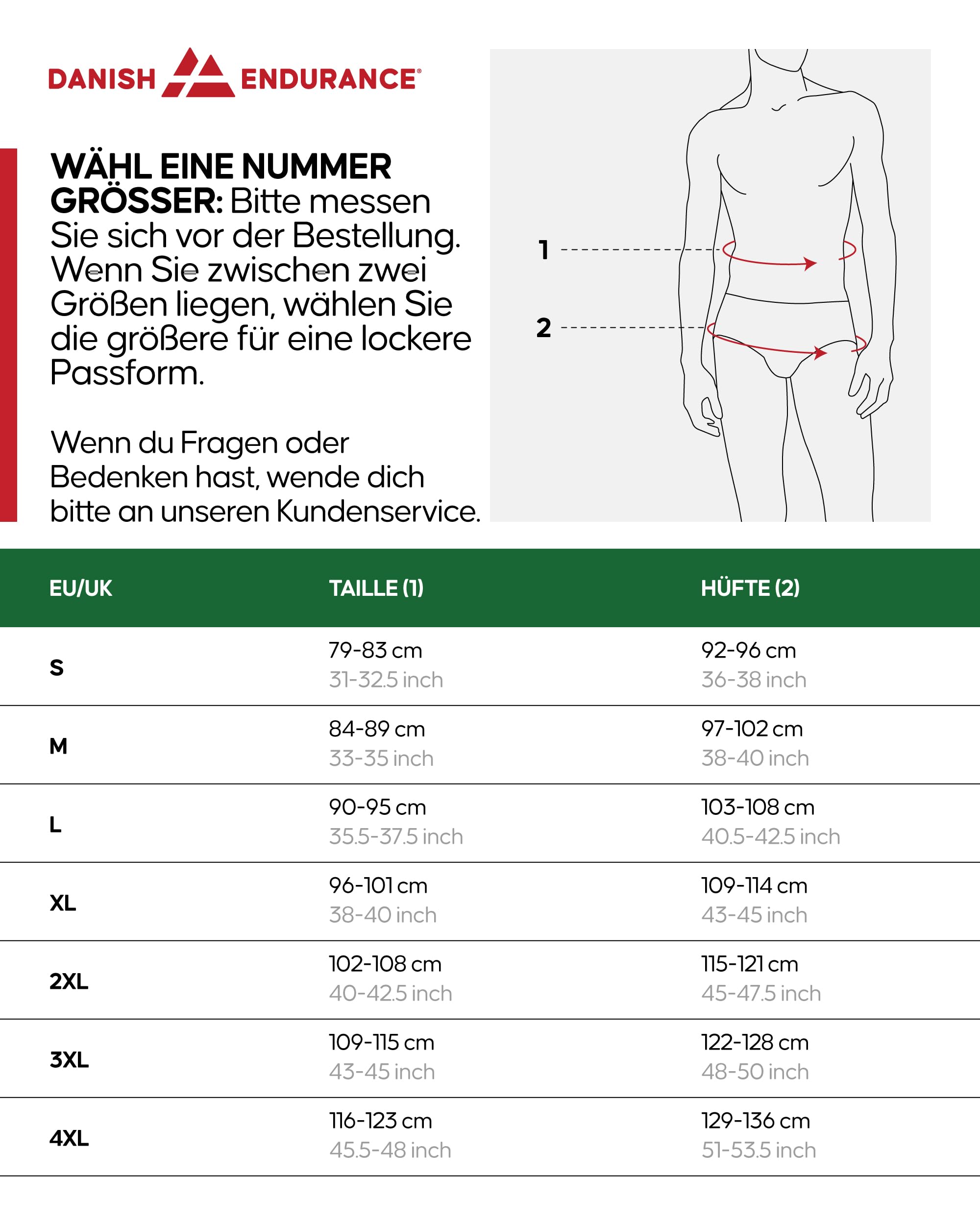DANISH ENDURANCE American Boxershorts 4er Pack 100% Bio-Baumwolle Herren Boxershorts Weich Atmungsaktiv