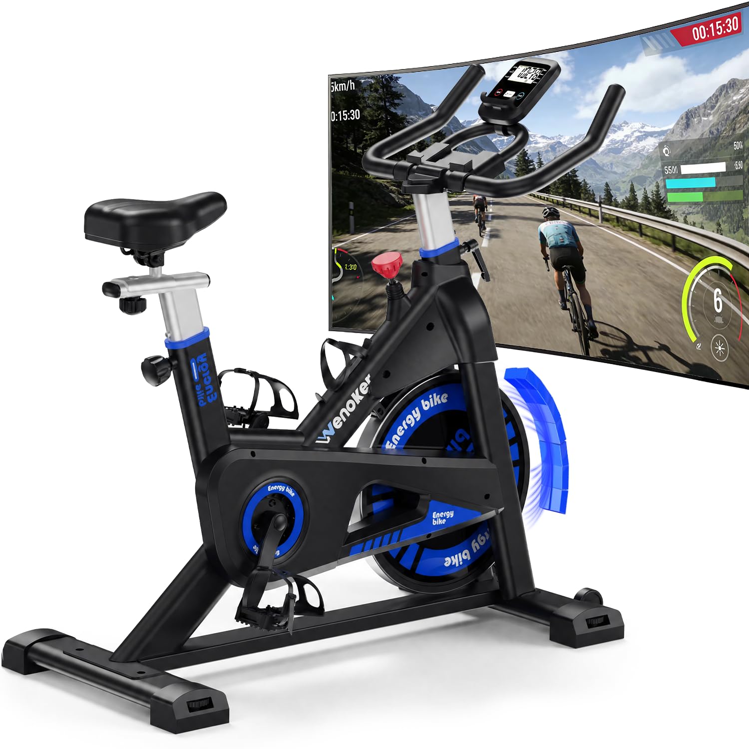 wenoker heimtrainer fahrrad indoor cycling bike mit lcd-monitor Exercise with App, Ergometer Home Trainer Bicycle with Magnetic Resistance, Quiet Spinning Bike with LCD Monitor, Tablet Holder, Up to 160 kg Sports & Outdoors Fahrradhelm mit verstellbarem Visier DJI Goggles N3 Size:34.9 sodass Sie den Aufbau