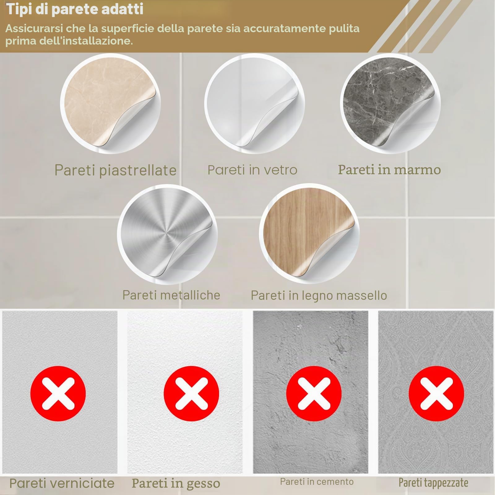 Barretta per tenda da doccia pieghevole, senza foratura, pieghevole e rotante in 4 posizioni, in lega di alluminio, con tenda da doccia impermeabile anti-muffa, 180 x 200 cm, per bagno