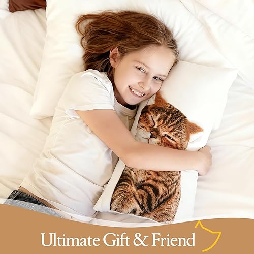 Miniatura 7 de Paquete de 2 almohadas decorativas de 12 x 20 pulgadas, almohadas lumbares de felpa 3D para sofá, cama, regalo para los amantes de las mascotas