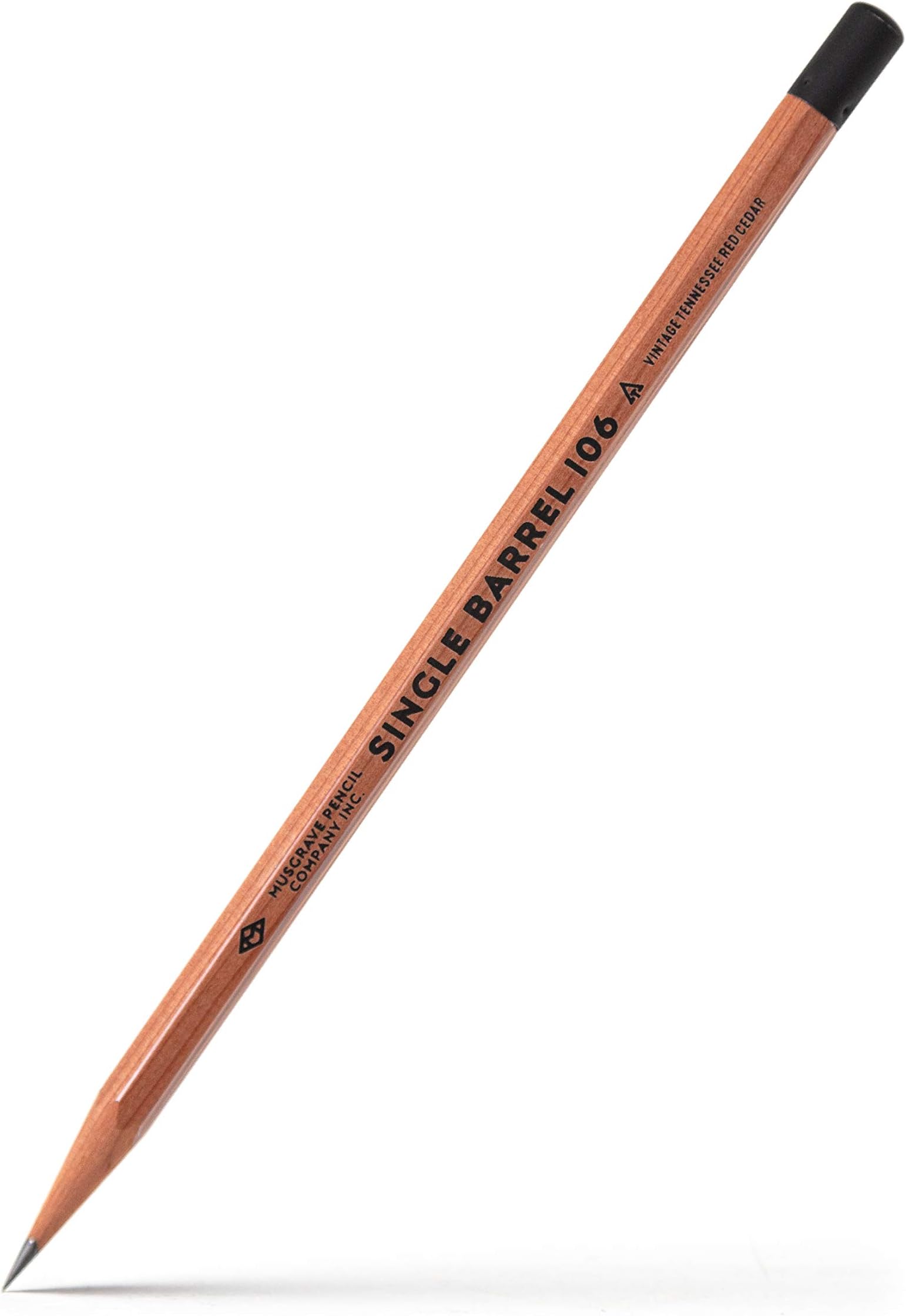 Single Barrel 106 Pencil, One Individual Collectible Pencil, Wood-Cased Graphite #2 HB Soft, Un-Sharpened, 1-Pack