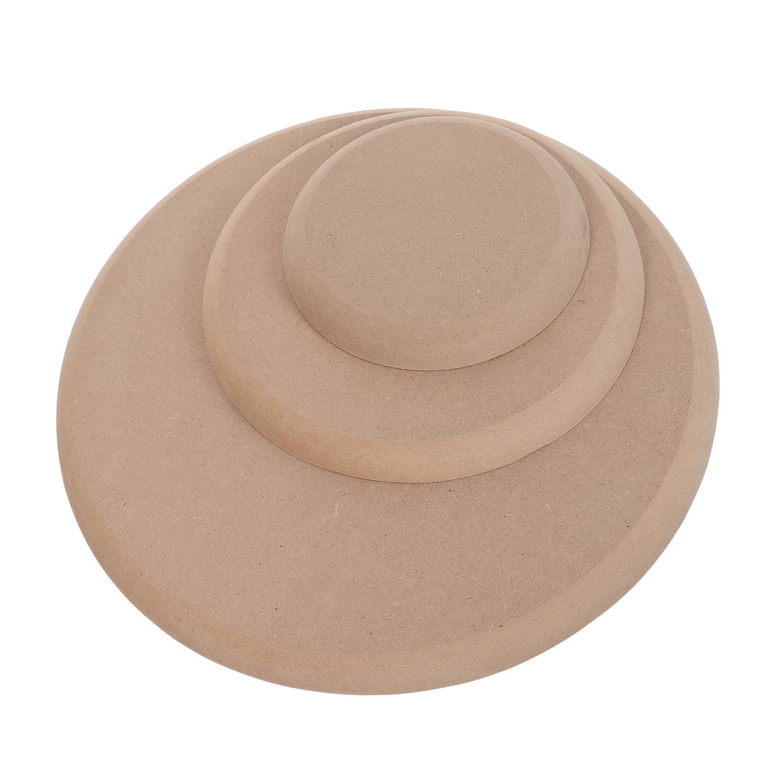 3 Pièces Moule Rond en Bois pour Céramique, Débutants