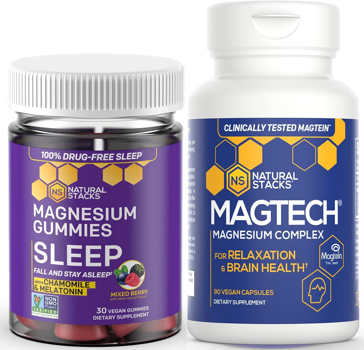 Magnesium Citrate Gummies 30ct with Magtech Magtein