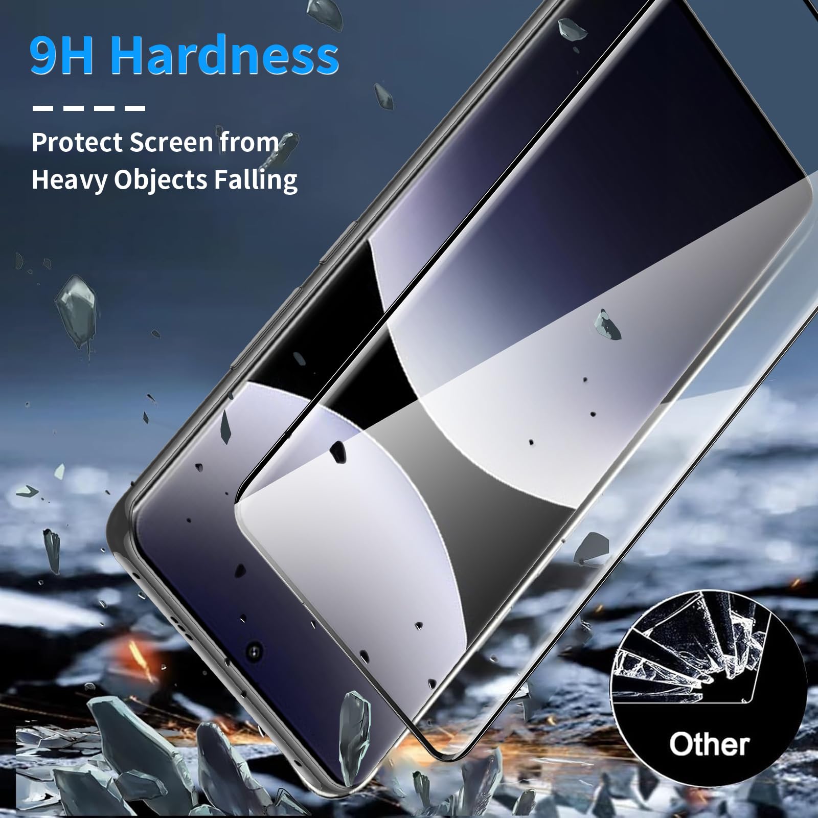 Verre Trempé Vauki pour Xiaomi Redmi Note 14 Pro 5G/Poco X7 5G Protection Écran 9H Anti-Rayures HD Transparent