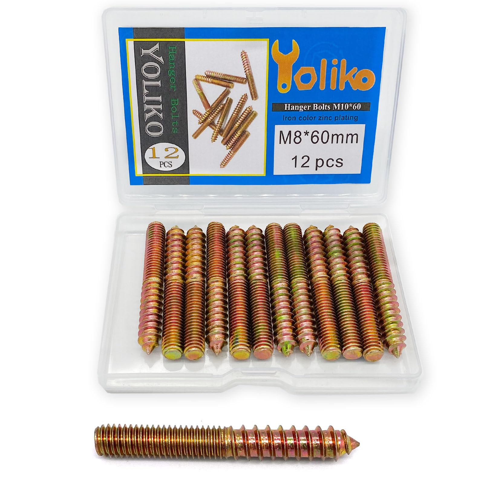 M4 Hanger Bolts - 20 Pack for Furniture -9 M4 Hanger Bolts - 20 Pack for Furniture -9