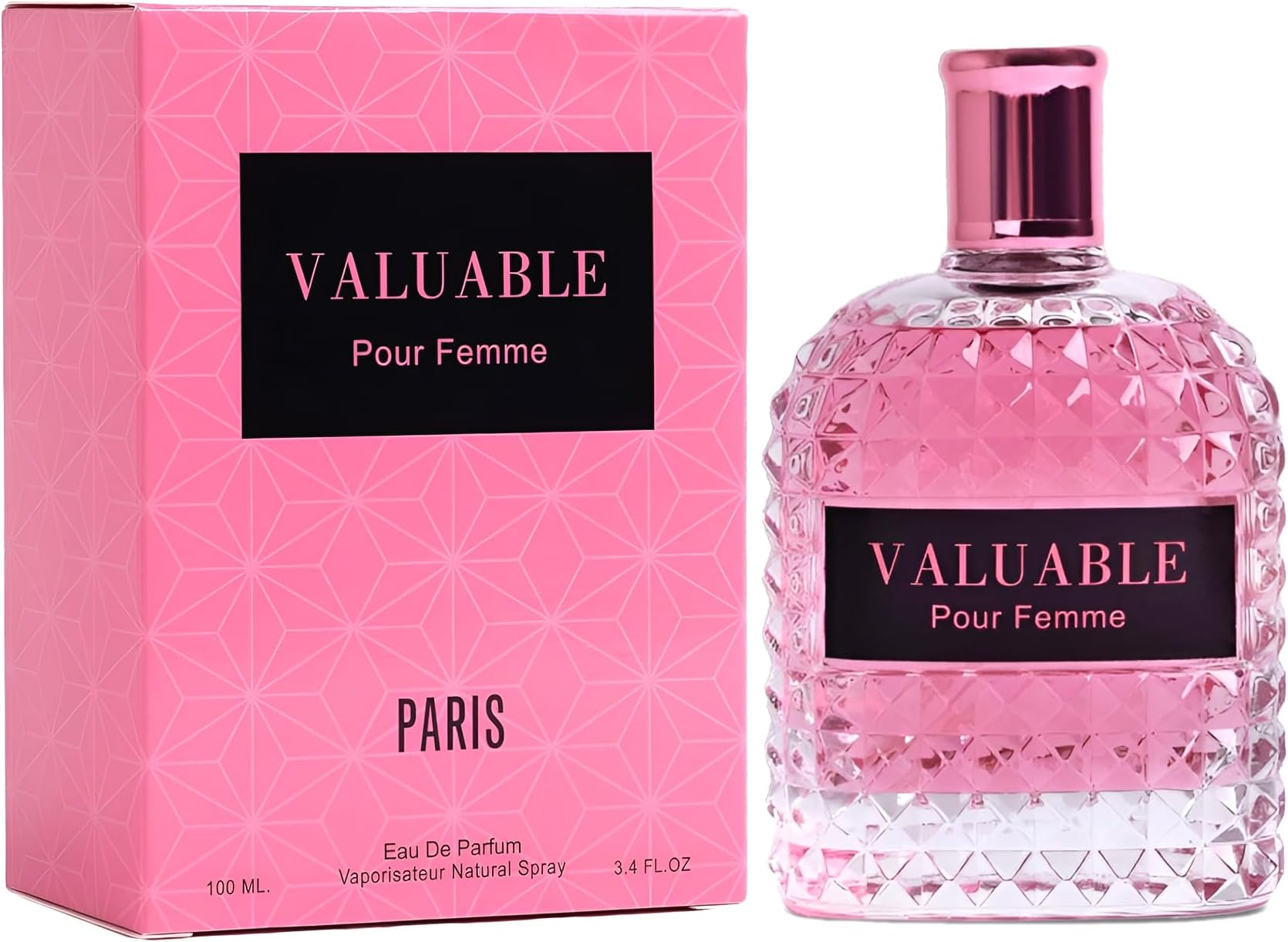 A CENTER Valuable Paris Perfume for Women, Floral Notes Eau de Parfum Spray Casual Daily Womene Cologne 3.4 Fluid Ounce/100Ml Long Lasting Fragrance Daytime & Casual Use, for all Skin Types