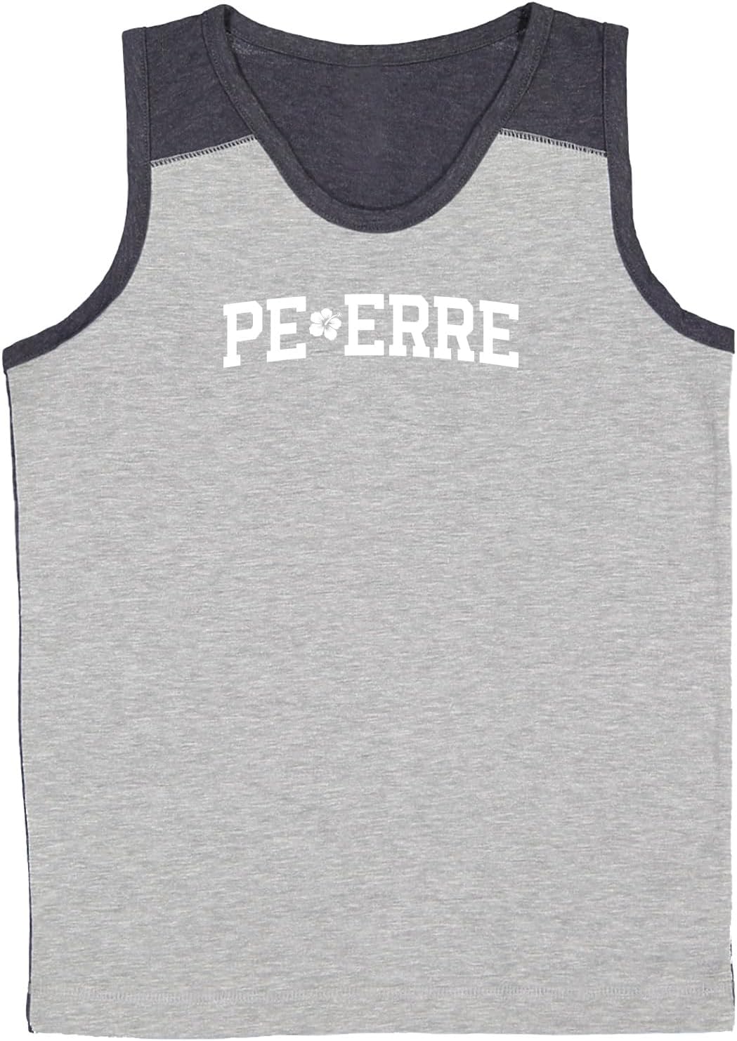Pe Erre - Puerto Rico Slang Flor De MAGA Youth Contrast Back Tank Top