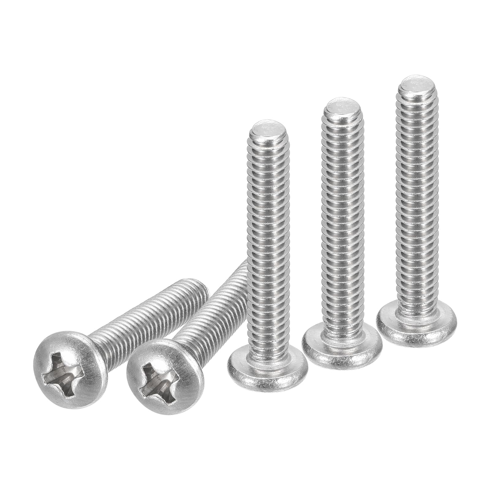 Stainless Steel Machine Screws - 100 Pack #4-40 -11
