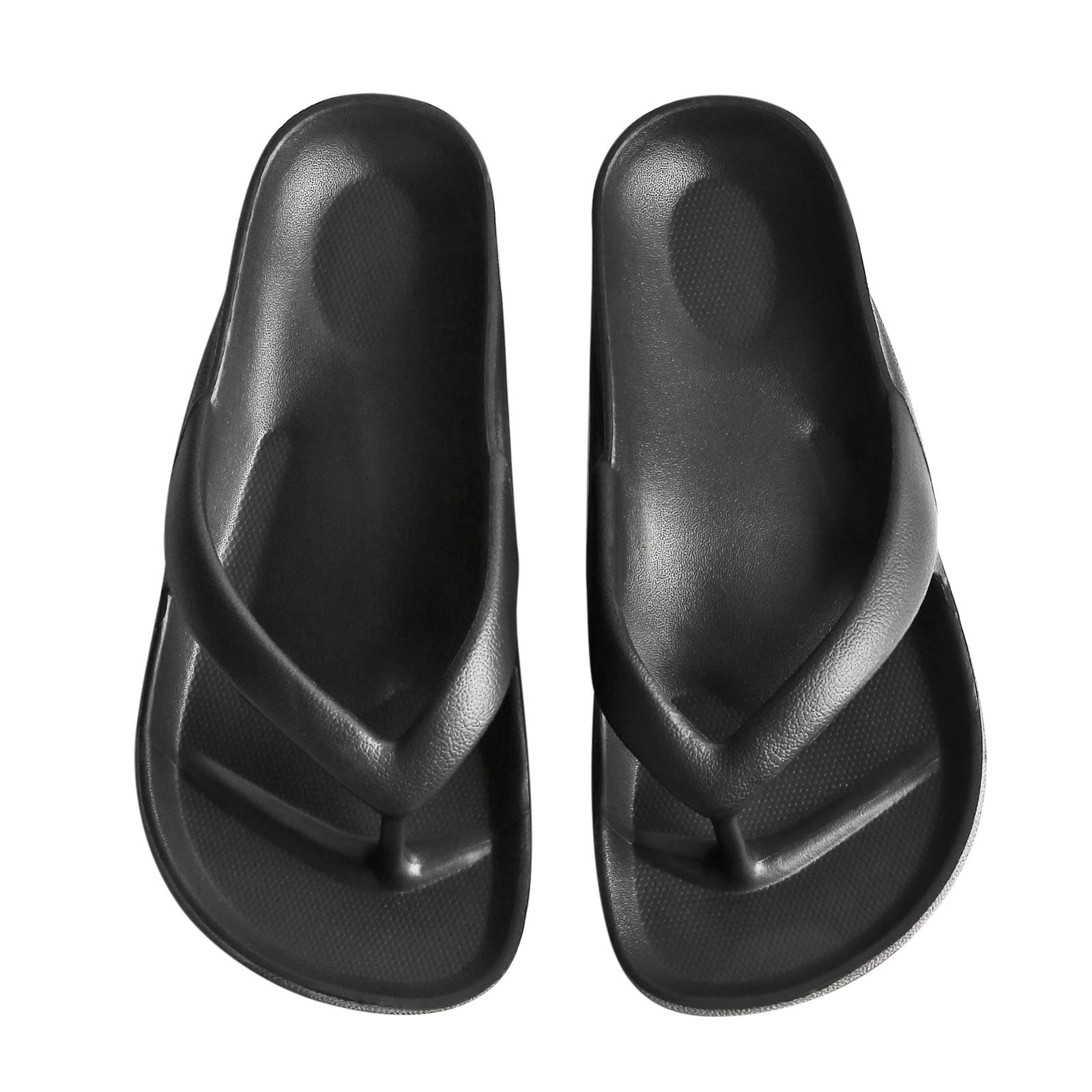 Arch Support Flip Flops for Women and Men Soft Cushioning EVA Thong Sandals with Thick Sole, Non-Slip Quiet Outsole, Shock Absorbing Shower & Beach Flip Flops - 1