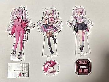 勝利の女神:NIKKE シフティー & アリス セット Amazon.co.jp: 勝利の女神 NIKKE アリス アクリルフィギュア3点