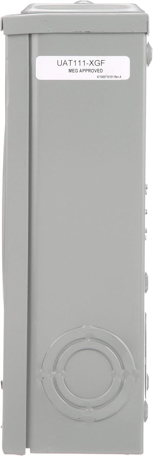 135 Amp 4 Jaw Ringless 1 Pos No Bypass OH/UG Meter Socket