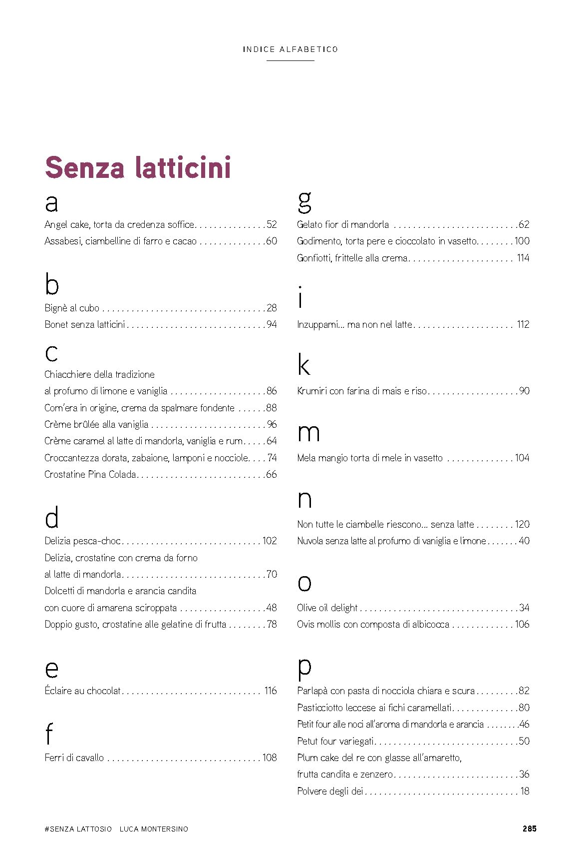 Senza lattosio