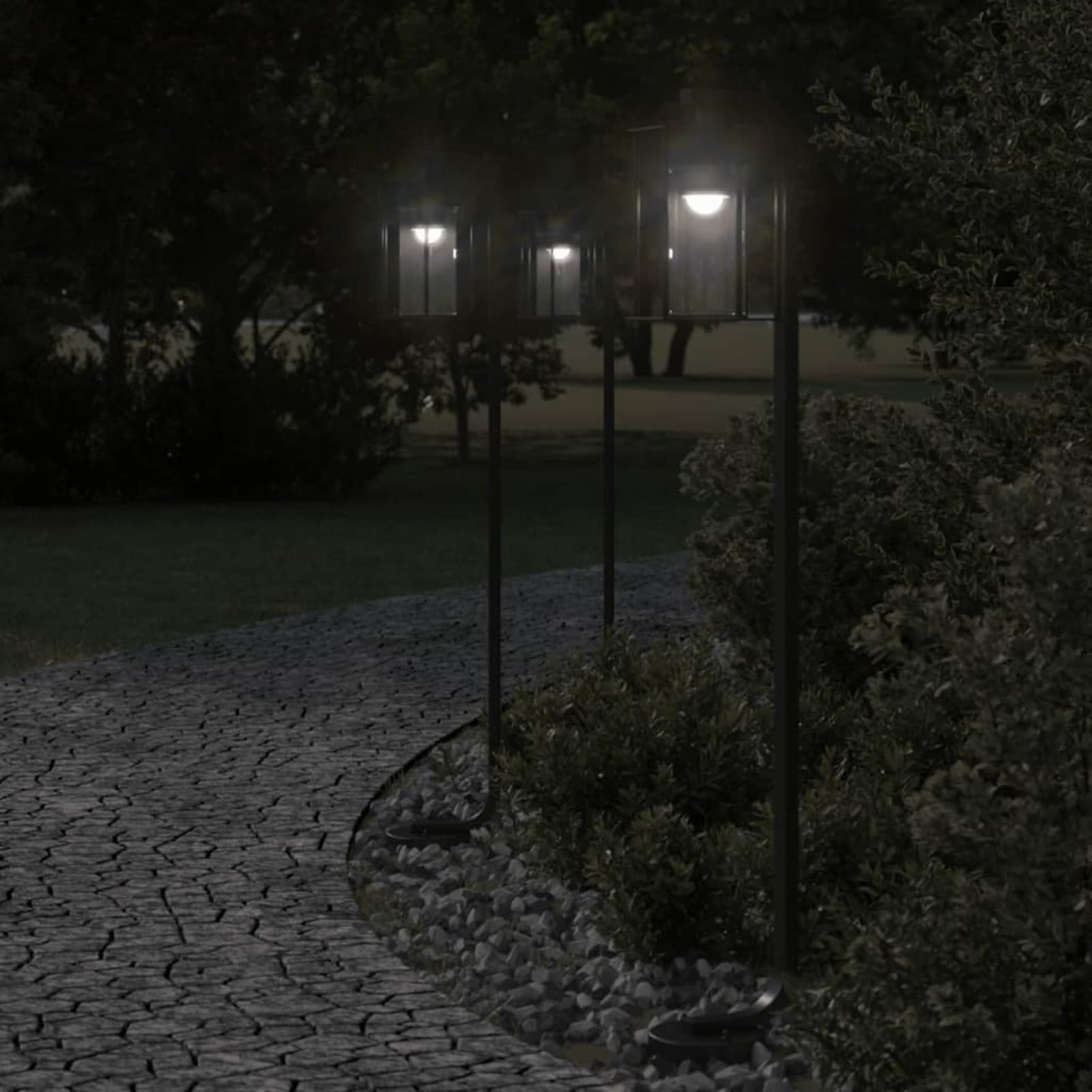 ZEYUAN Lampada da Terra per Esterni Argento 100 cm in Acciaio Inox,Lampade da Terra,Lampada da Terra Moderna,Lampade da Terra per Soggiorno-4006347