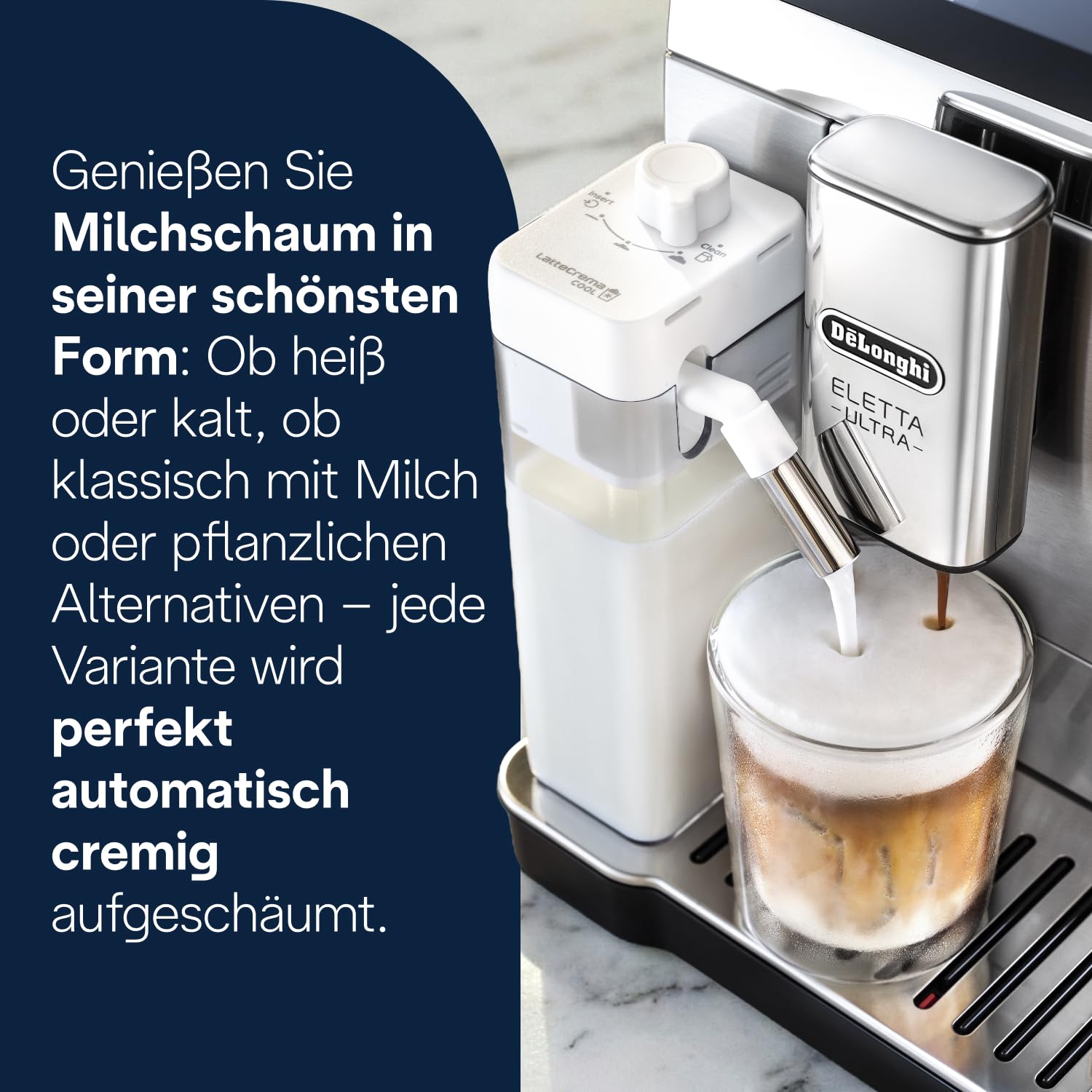 De'Longhi Eletta Ultra Kaffeevollautomat NEU - LatteCrema Milchsystem – Bild 3
