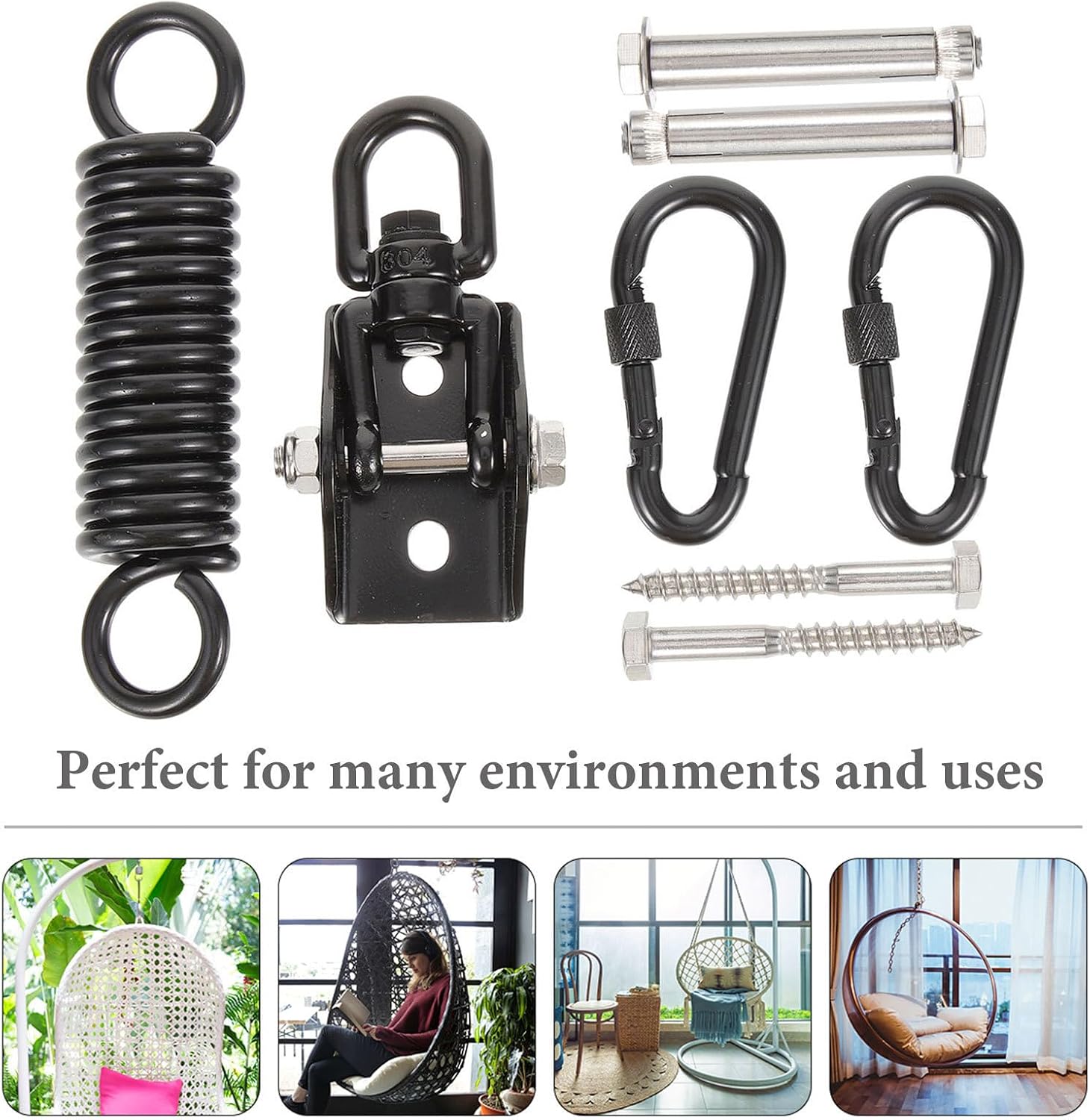 Heavy Bag Hanger Bracket with Weather Resistant Fixing Solution Stainless Steel Suspension Hook for Boxing Equipment and Hammock Sets Suitable for Outdoor Porch Swings