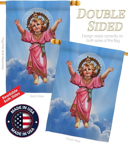 Miniatura 3 de Breeze Decor FR-H-103052-IP Religious Faith Hope Grace Peace Dove Religion Cristiana Pascua Divine Baby Jesús, fabricado en Estados Unidos