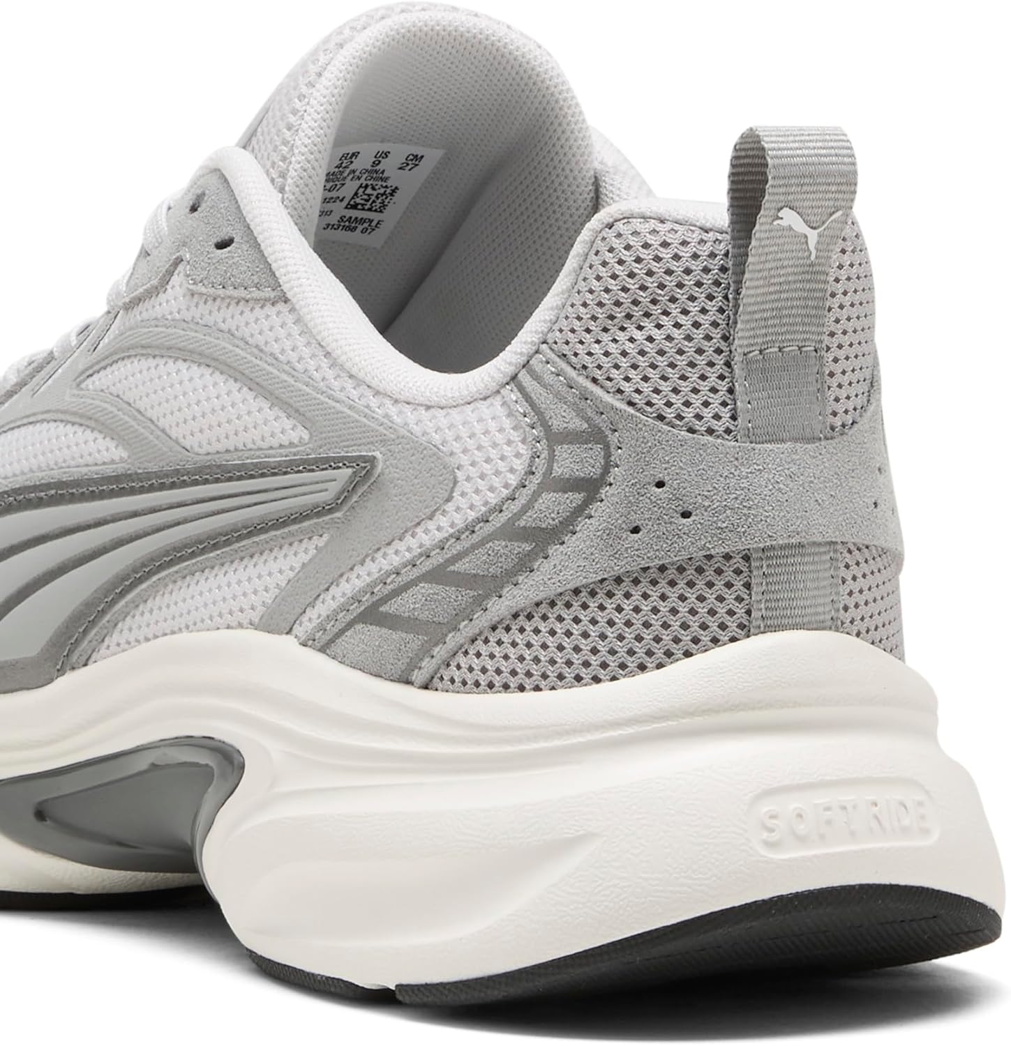 PUMA Womens Softride Escalate Lace Up Sneakers Shoes Casual - Grey